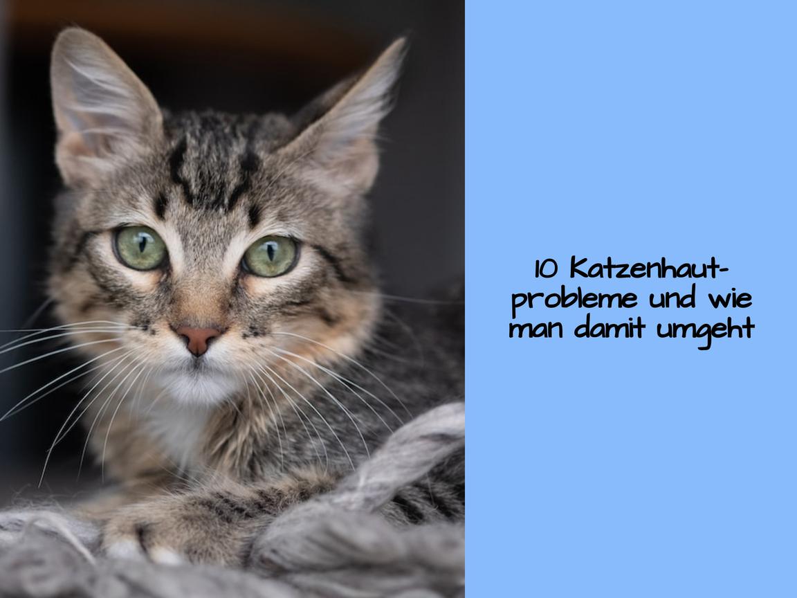 10 Katzenhautprobleme und wie man damit umgeht