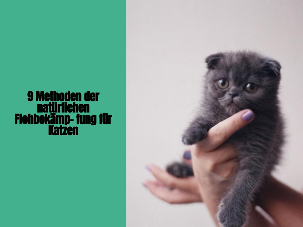 9 Methoden der natürlichen Flohbekämpfung für Katzen