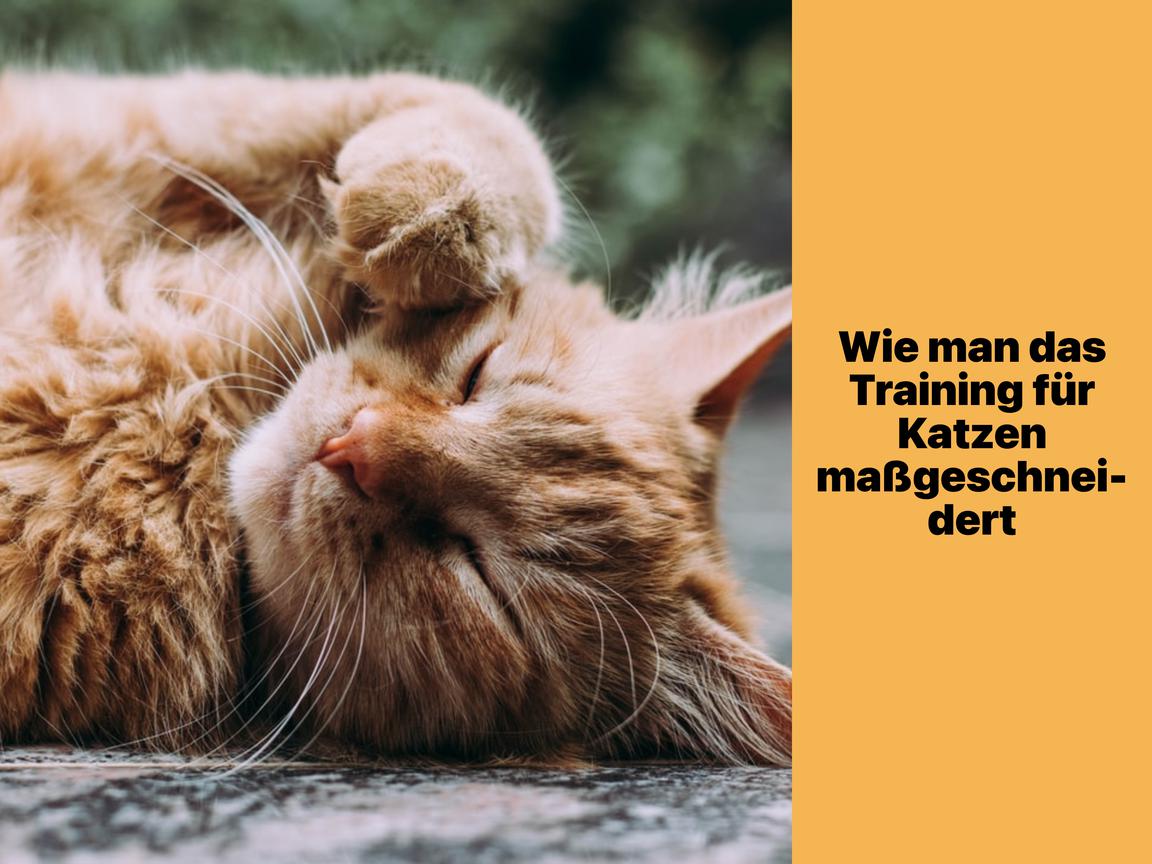 Wie man das Training für Katzen maßschneidert