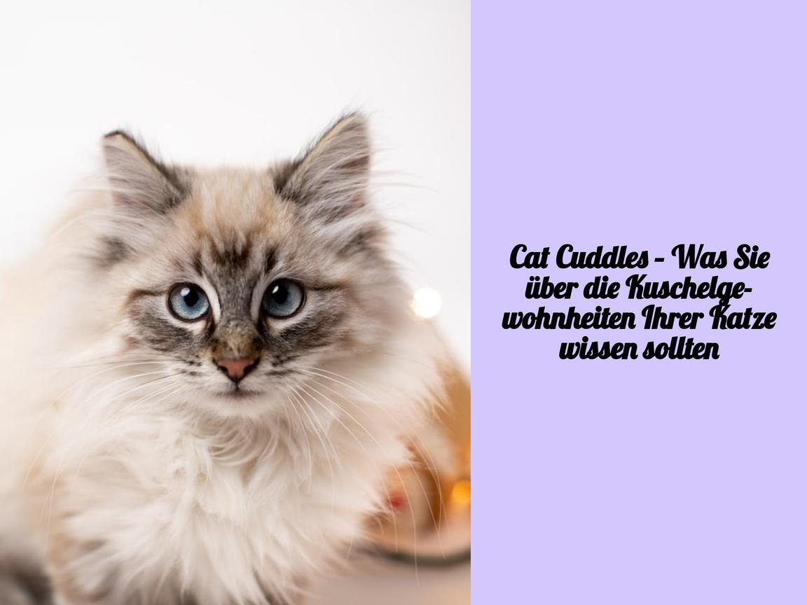 Cat Cuddles – Was Sie über die Kuschelgewohnheiten Ihrer Katze wissen sollten