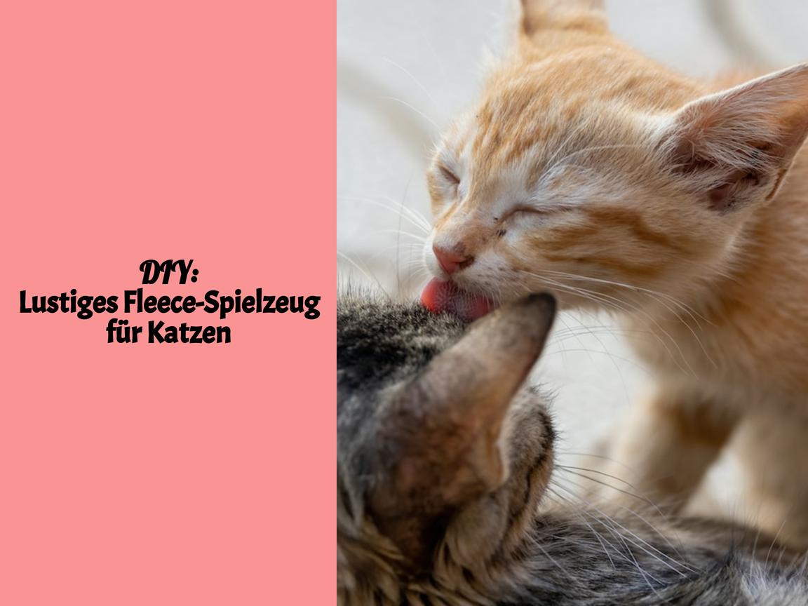 DIY: Lustiges Fleece-Spielzeug für Katzen