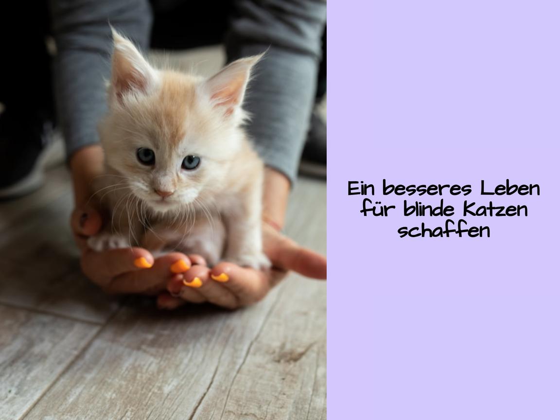 Ein besseres Leben für blinde Katzen schaffen