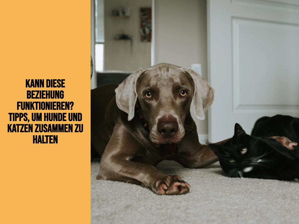 Kann diese Beziehung funktionieren? Tipps, um Hunde und Katzen zusammen zu halten