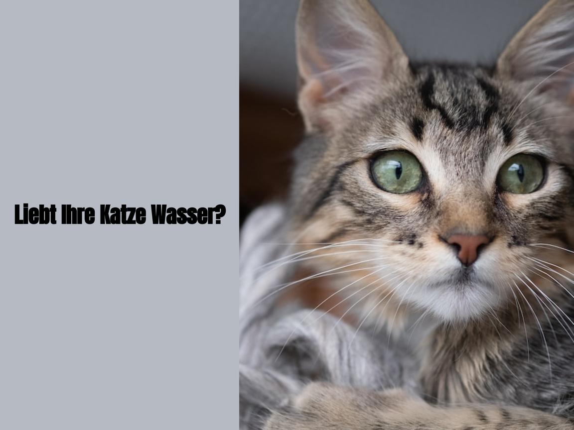 Liebt Ihre Katze Wasser?