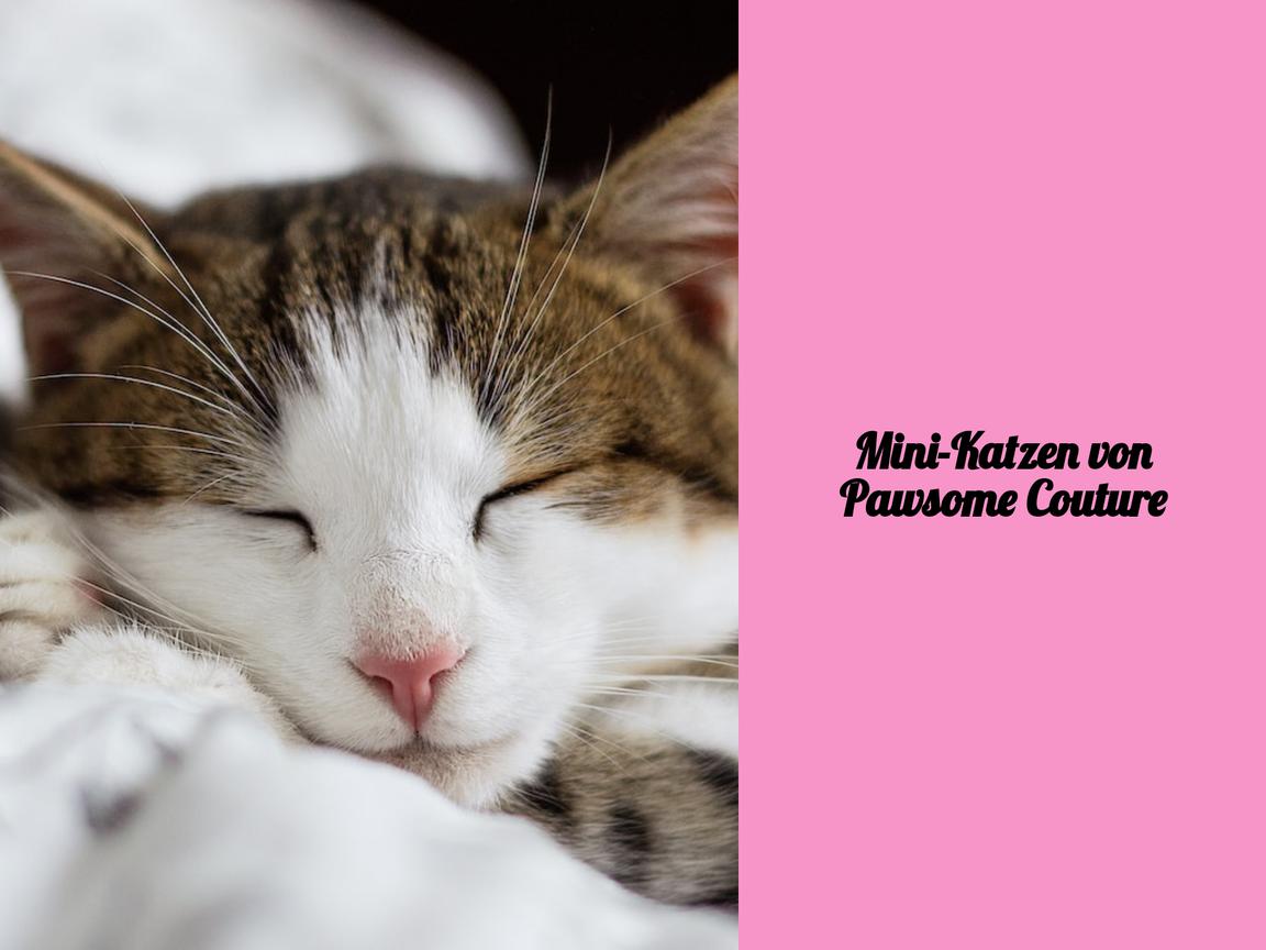 Mini-Katzen von Pawsome Couture