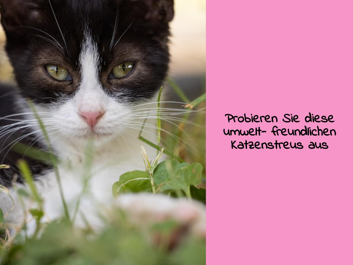 Probieren Sie diese umweltfreundlichen Katzenstreus aus