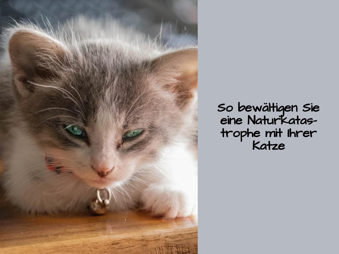 So bewältigen Sie eine Naturkatastrophe mit Ihrer Katze