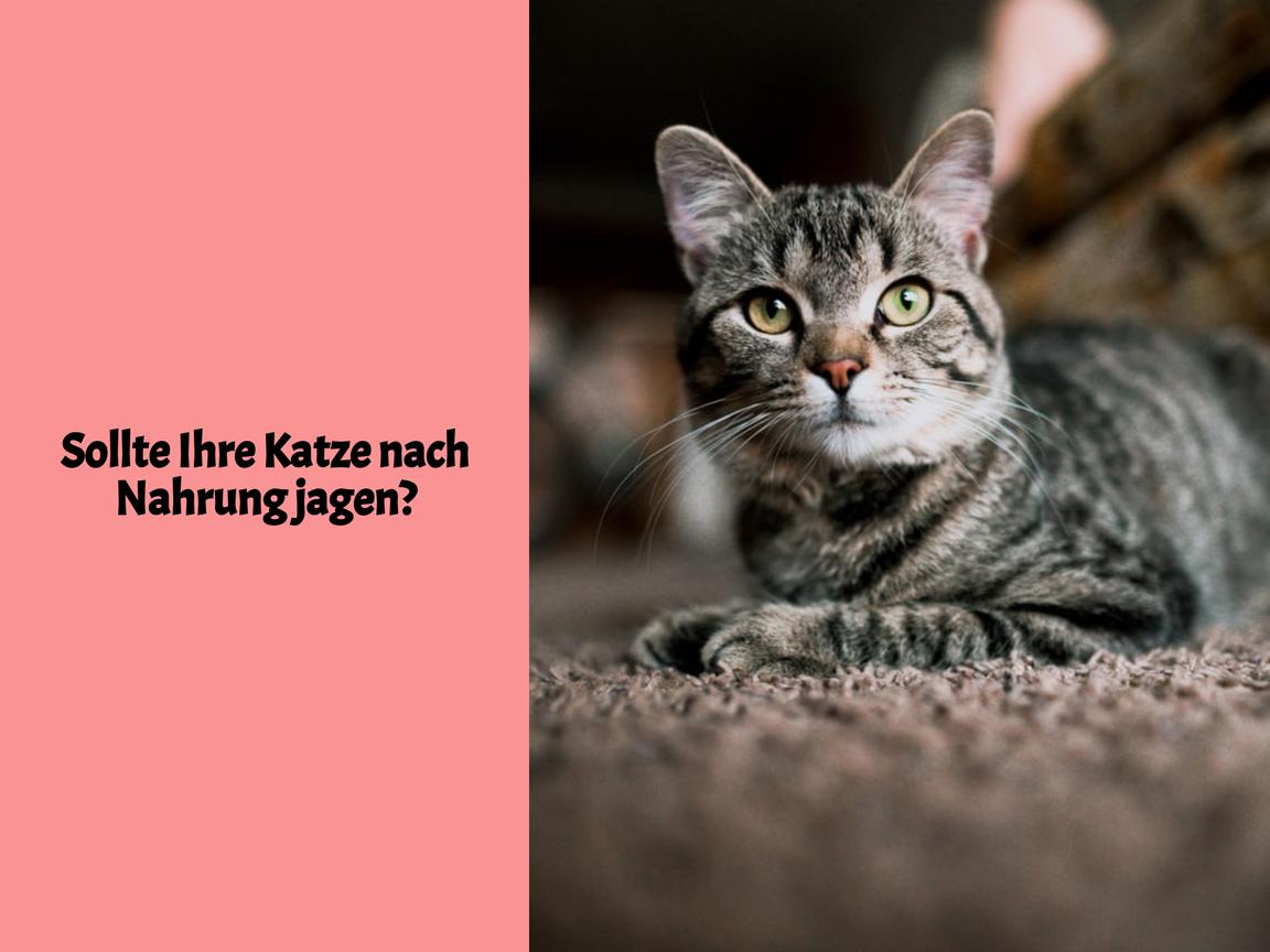 Sollte Ihre Katze nach Nahrung jagen?