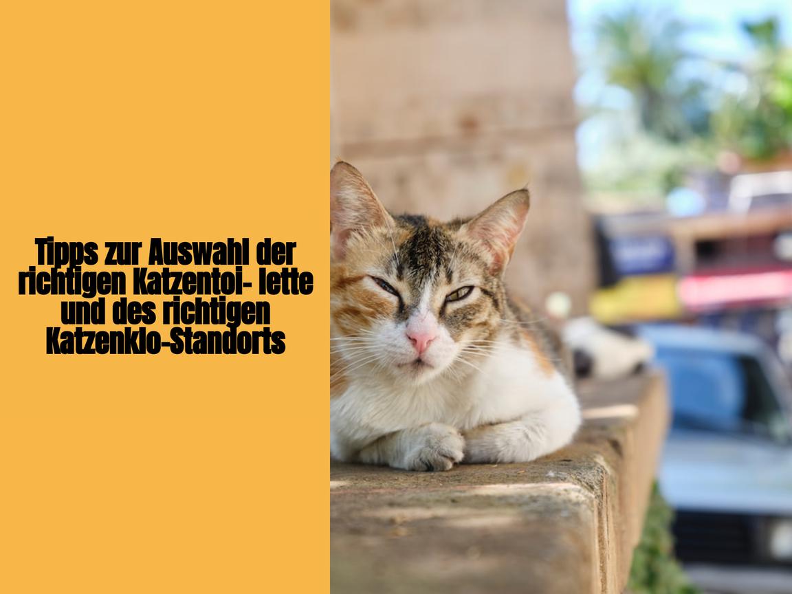 Tipps zur Auswahl der richtigen Katzentoilette und des richtigen Katzenklo-Standorts