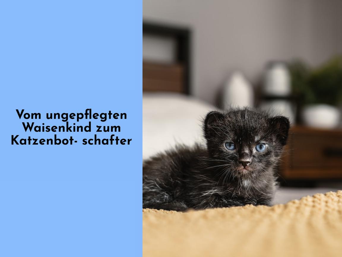 Vom ungepflegten Waisenkind zum Katzenbotschafter