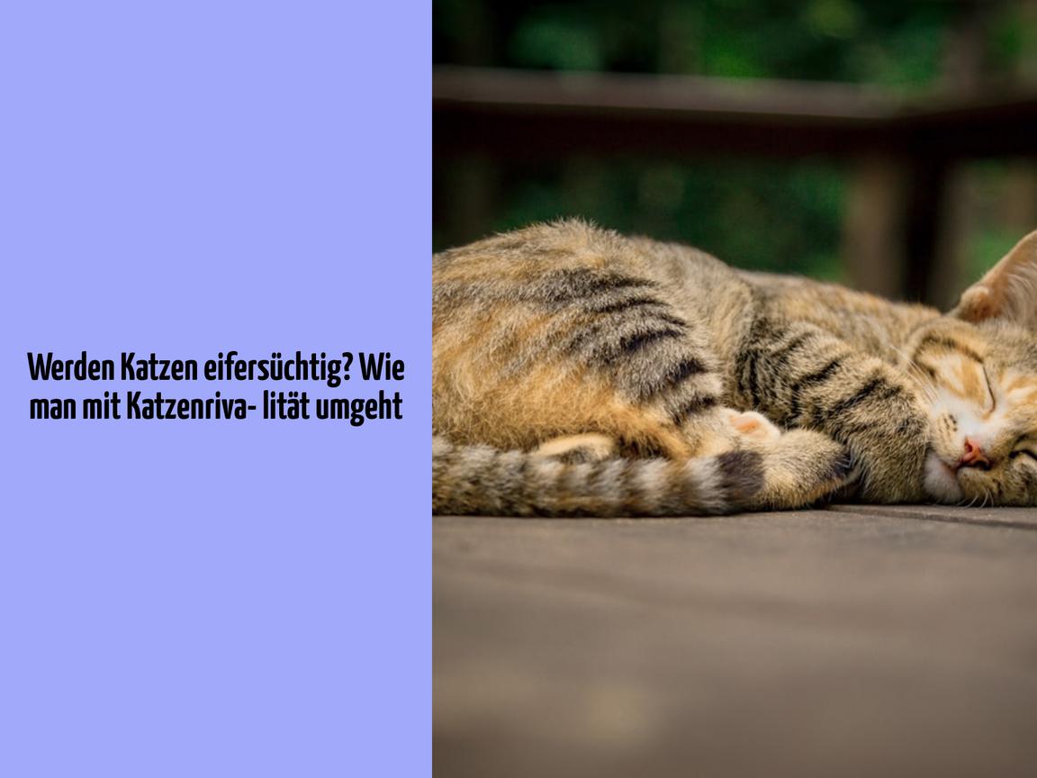 Werden Katzen eifersüchtig? Wie man mit Katzenrivalität umgeht